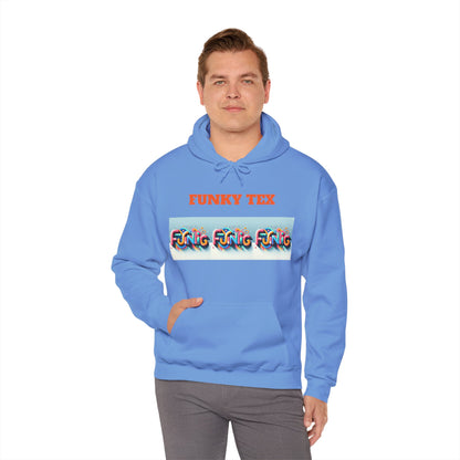 Funky Tex Unisex Heavy Blend™ Hooded Sweatshirt