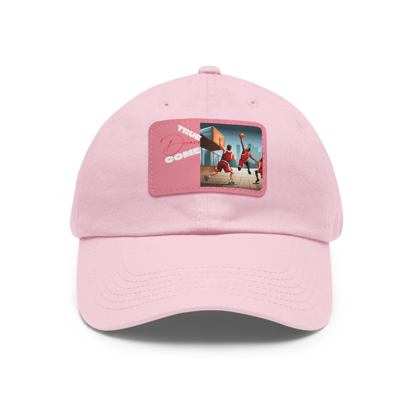 Dream Dad Hat with Leather Patch (Rectangle)