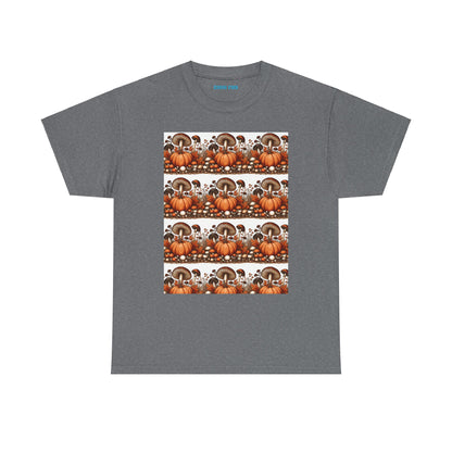 Pumpkin & Mushroom Unisex Heavy Cotton Tee