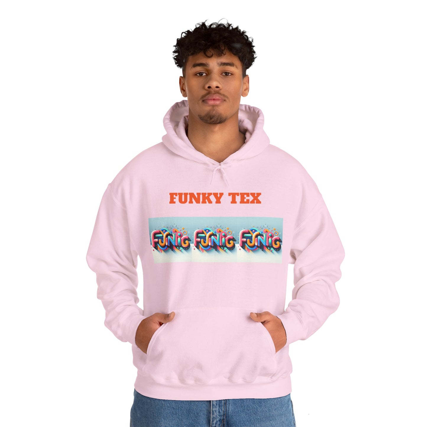 Funky Tex Unisex Heavy Blend™ Hooded Sweatshirt