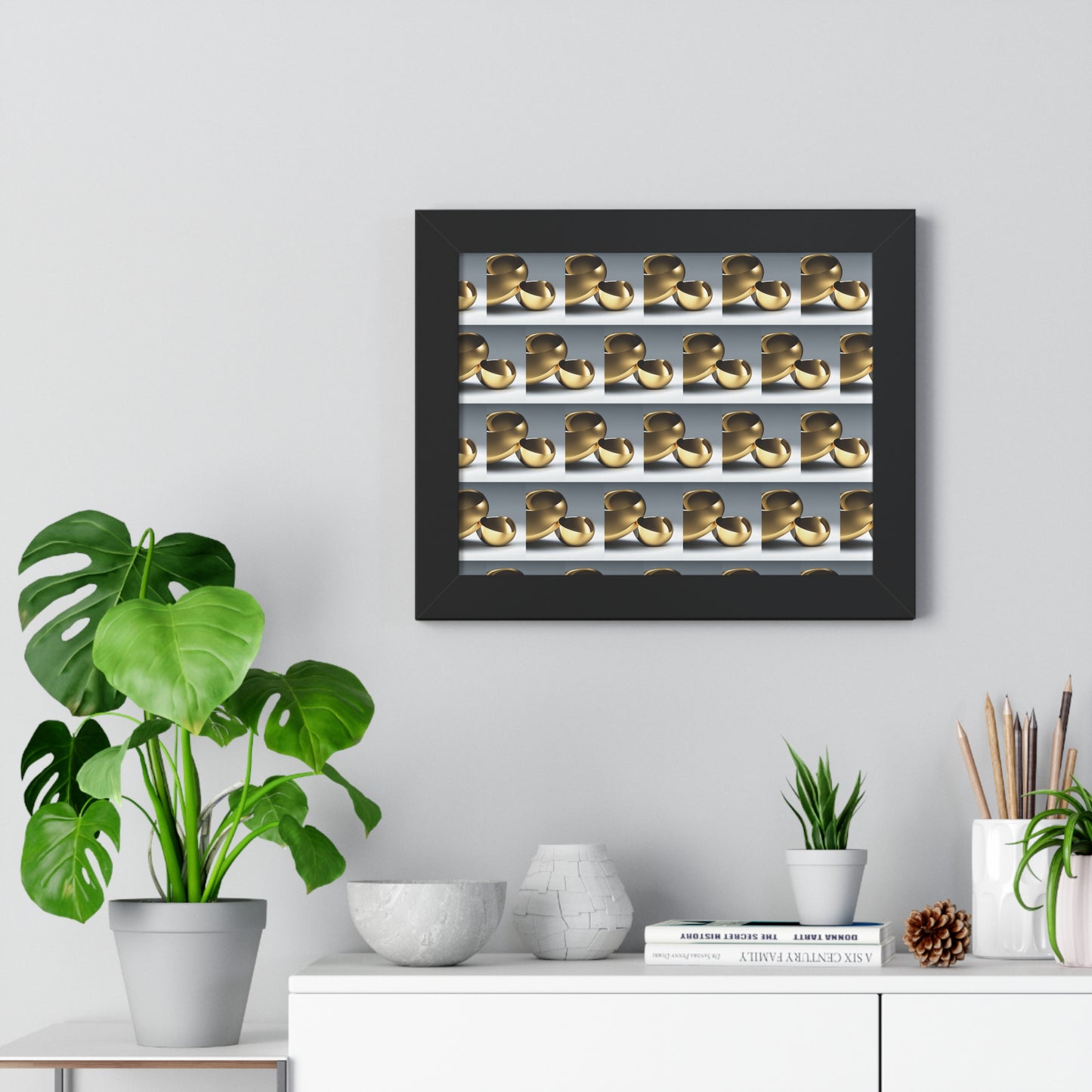 Gold Framed Horizontal Poster