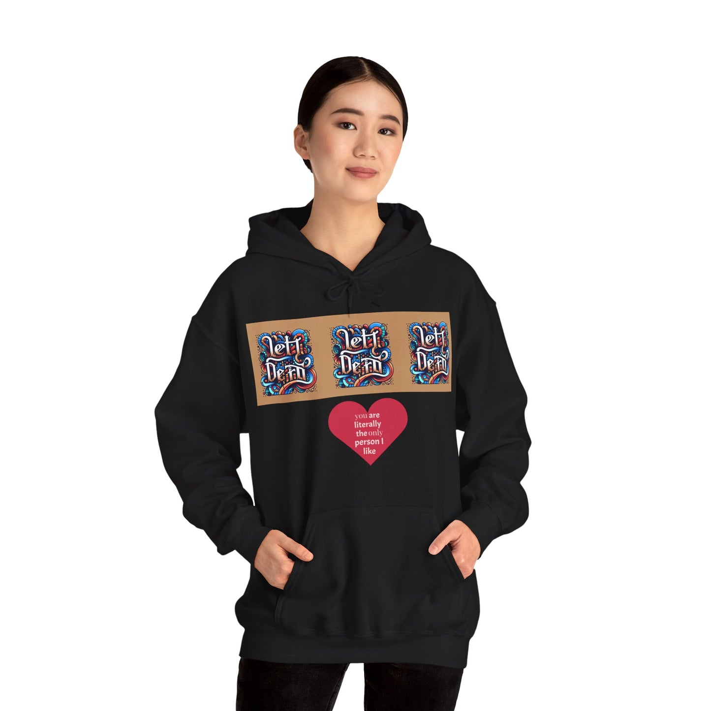 Funky Lett Unisex Heavy Blend™ Hooded Sweatshirt