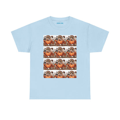 Pumpkin & Mushroom Unisex Heavy Cotton Tee