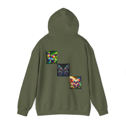 Butterflies Unisex Heavy Blend™ Hooded Sweatshirt