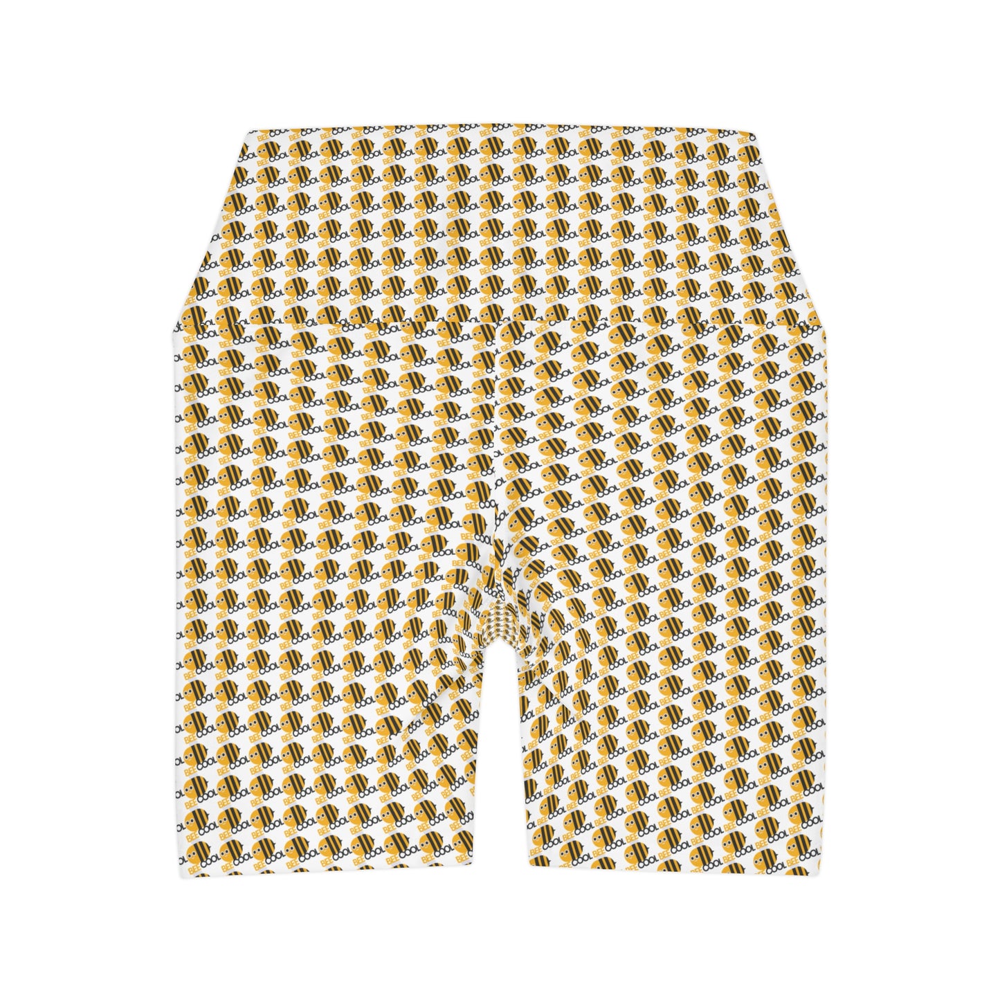 Bees High Waisted Yoga Shorts