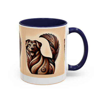 Accent Dog Coffee Mug (11, 15oz)