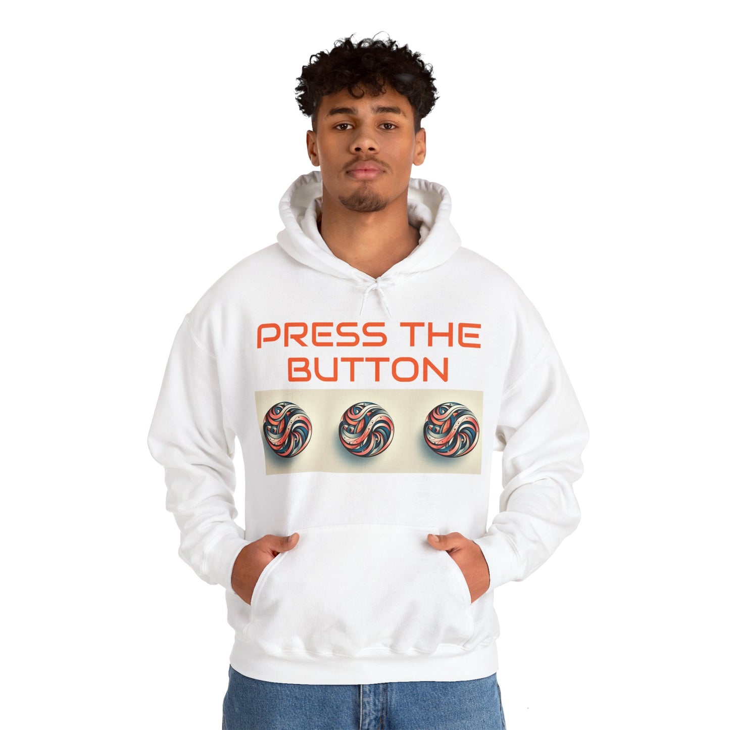 Press The Button Tex Heavy Blend™ Hooded Sweatshirt