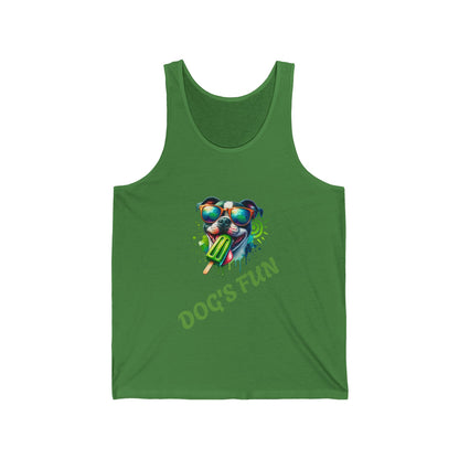 Dog's  Fun  Unisex Jersey Tank