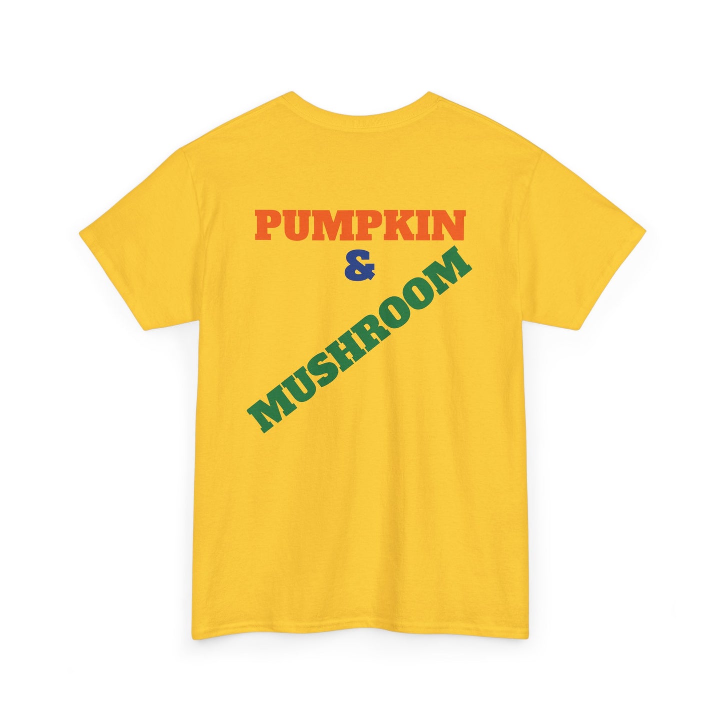 Pumpkin & Mushroom Unisex Heavy Cotton Tee