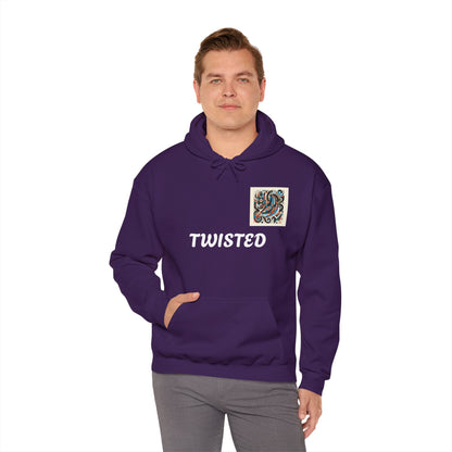 Twisted White  Unisex Heavy Blend™ Hooded Sweatshirt