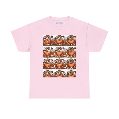 Pumpkin & Mushroom Unisex Heavy Cotton Tee