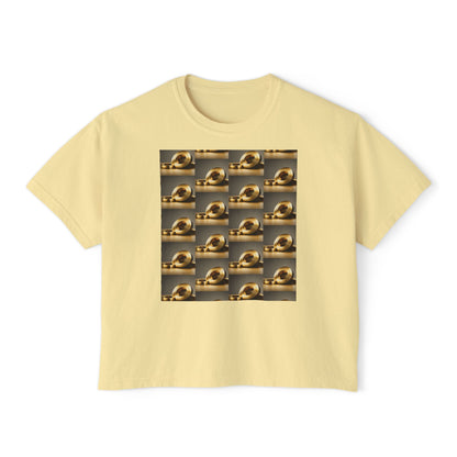 Round Gold  Women's Boxy Tee