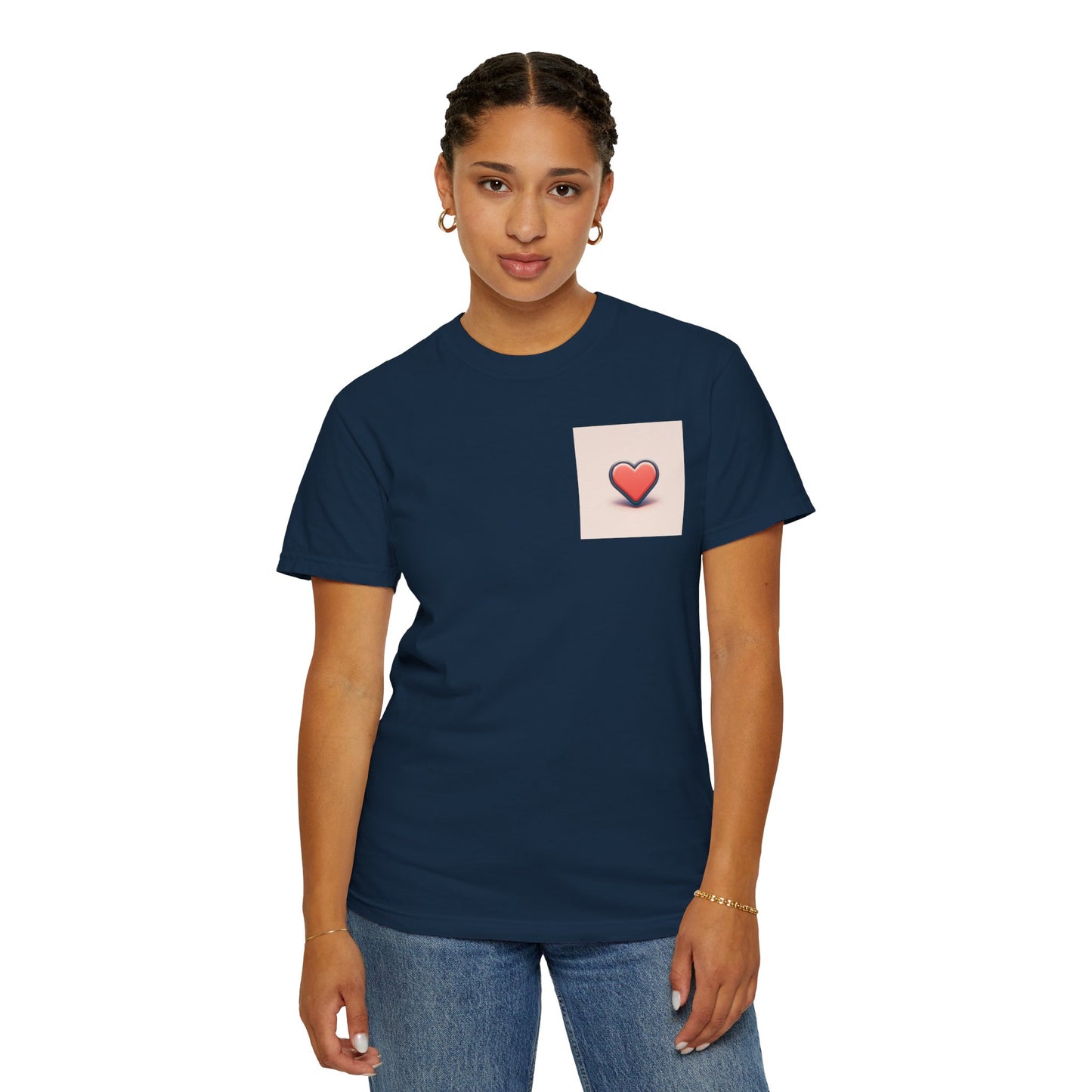 Small Love Unisex Garment-Dyed T-shirt