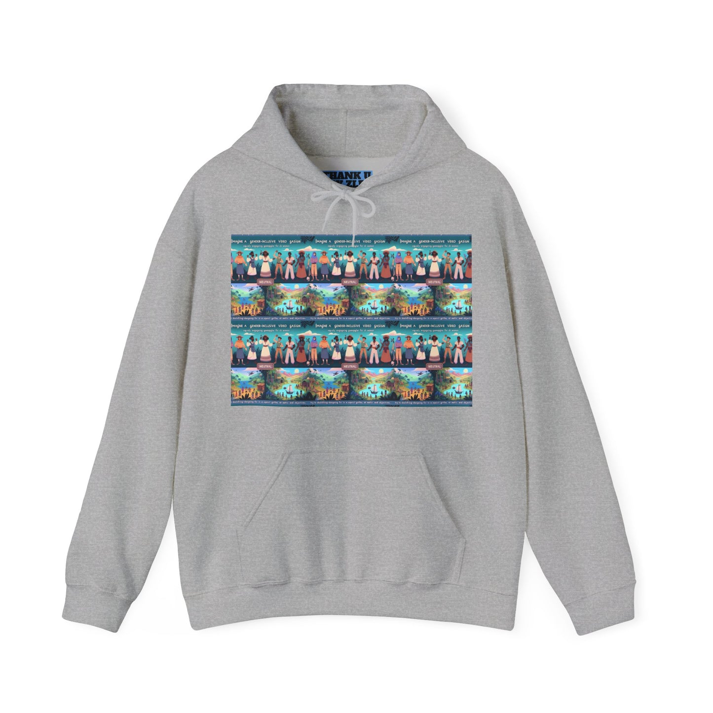 Cultural colourful Unisex Heavy Blend™ Hooded Sweatshirt