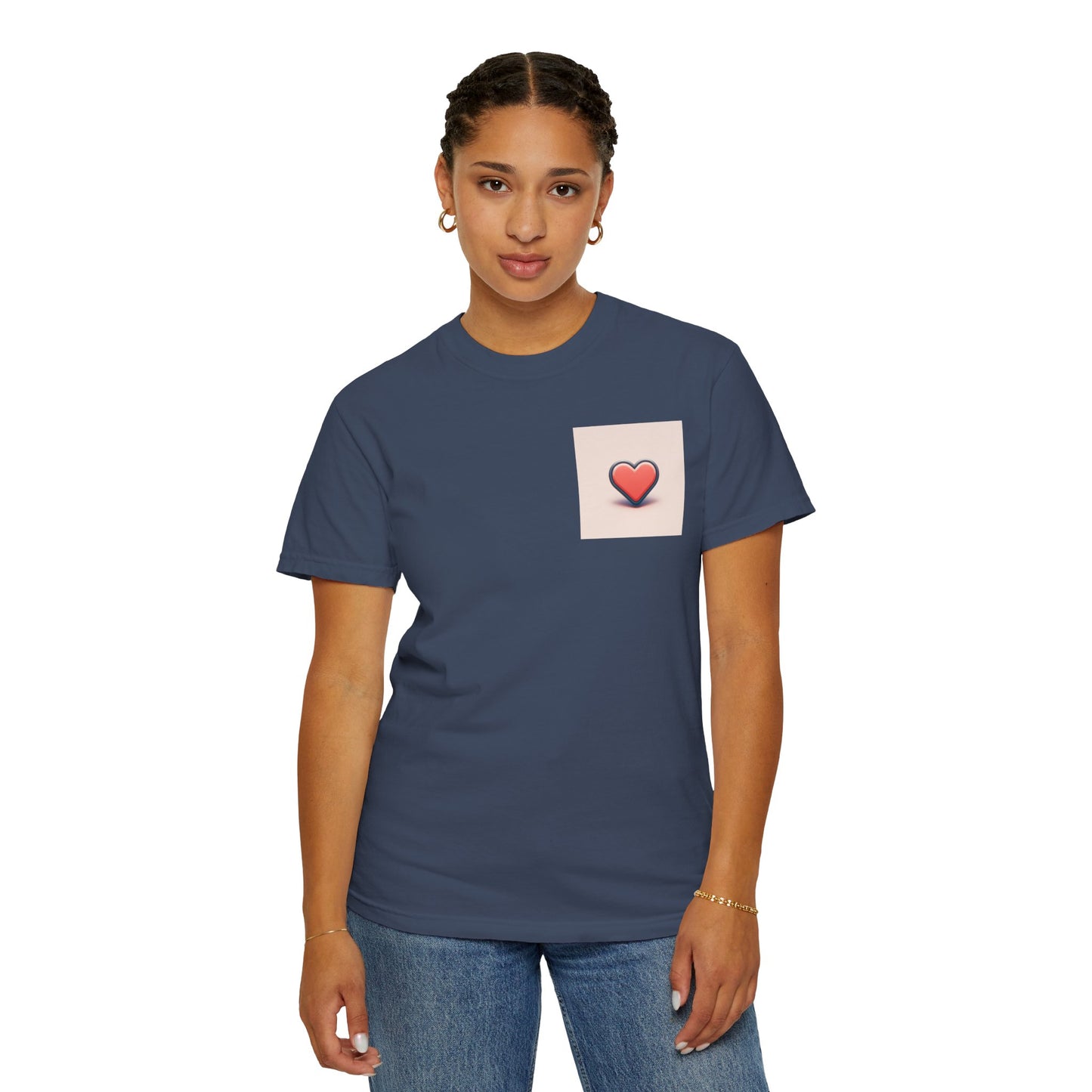 Small Love Unisex Garment-Dyed T-shirt