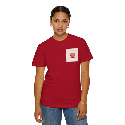 Small Love Unisex Garment-Dyed T-shirt