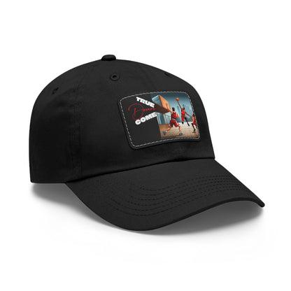 Dream Dad Hat with Leather Patch (Rectangle)