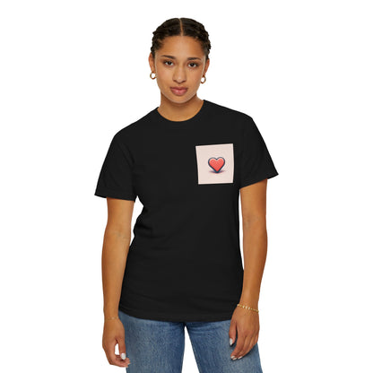 Small Love Unisex Garment-Dyed T-shirt