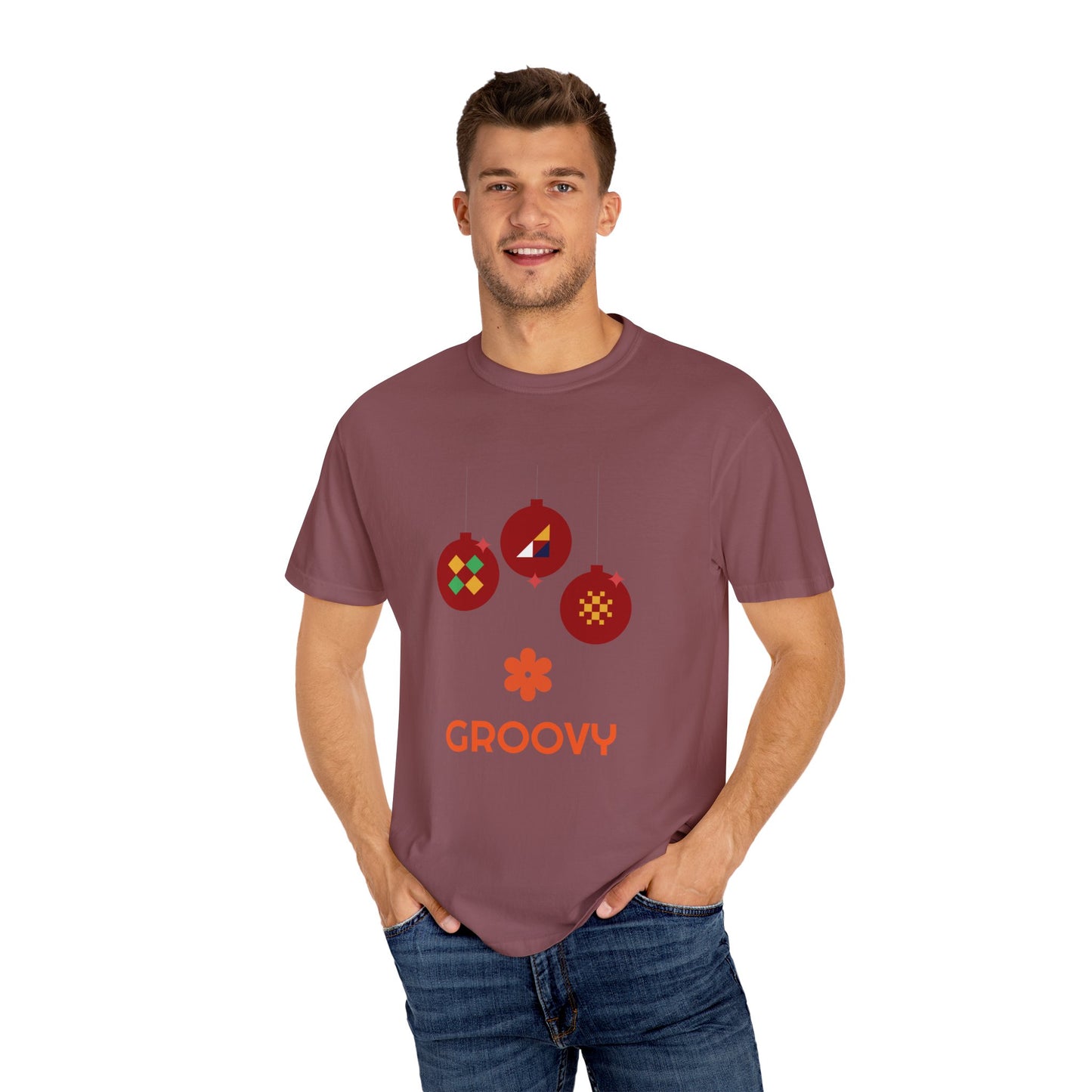 Groovy Unisex Garment-Dyed T-shirt