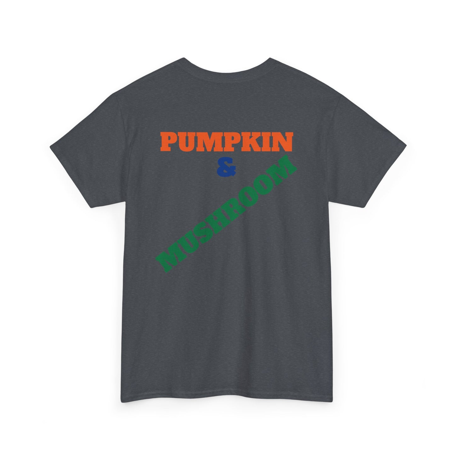 Pumpkin & Mushroom Unisex Heavy Cotton Tee