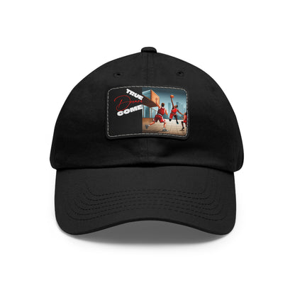 Dream Dad Hat with Leather Patch (Rectangle)