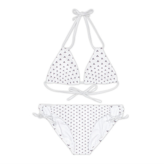 Butterfly Strappy Bikini Set (AOP)