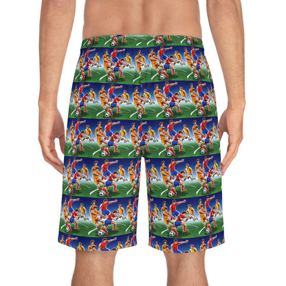 Football Men's Board Shorts (AOP)