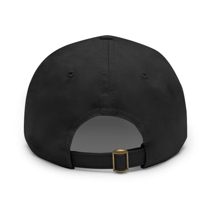 Dream Dad Hat with Leather Patch (Rectangle)