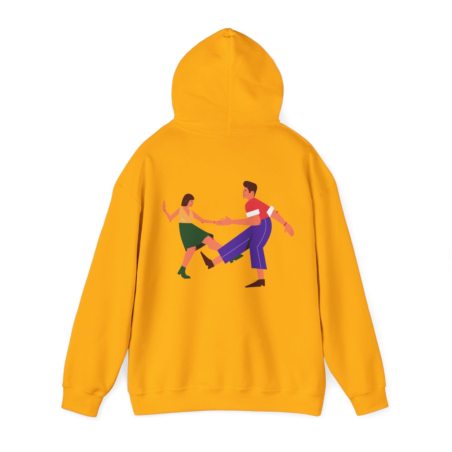 Colour Text Hoodie Unisex Heavy Blend Sweatshirt