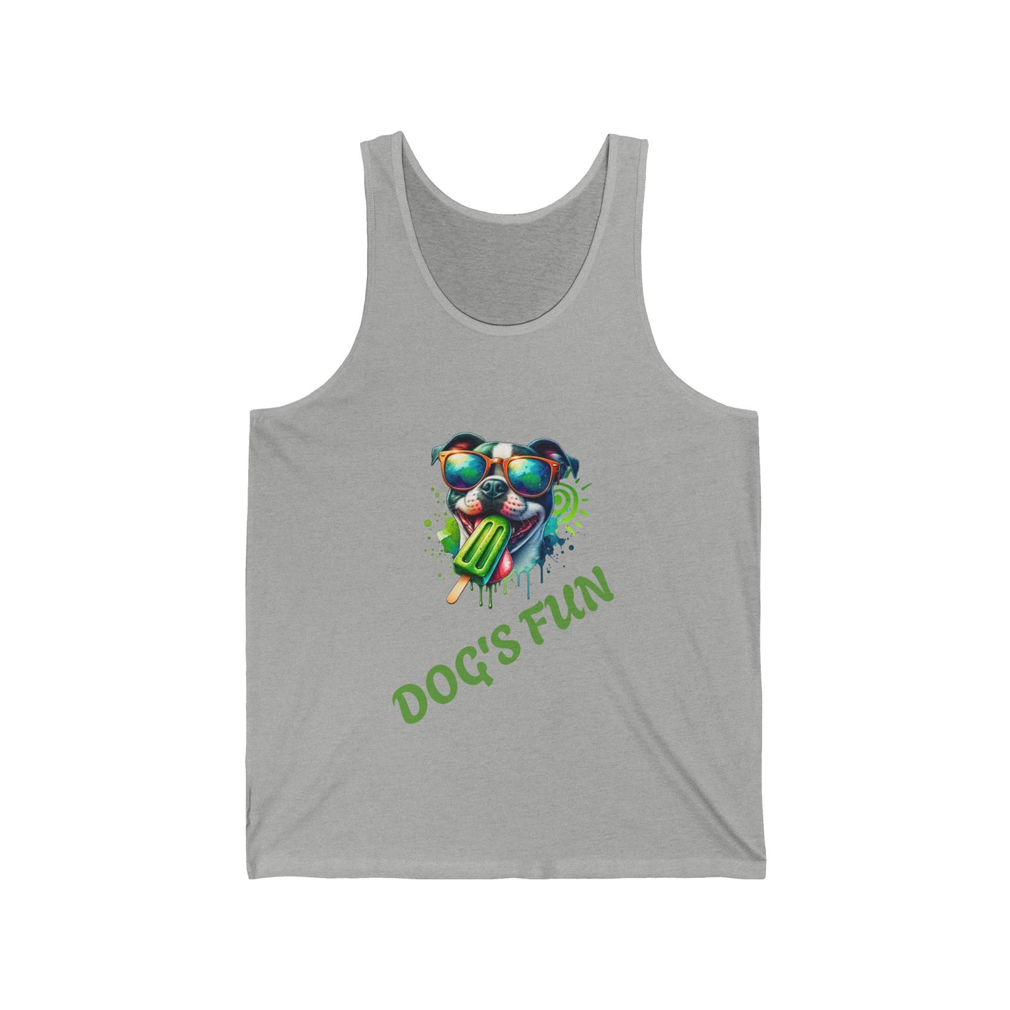 Dog's  Fun  Unisex Jersey Tank