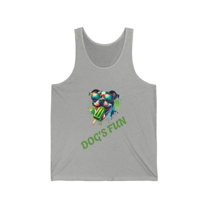 Dog's  Fun  Unisex Jersey Tank