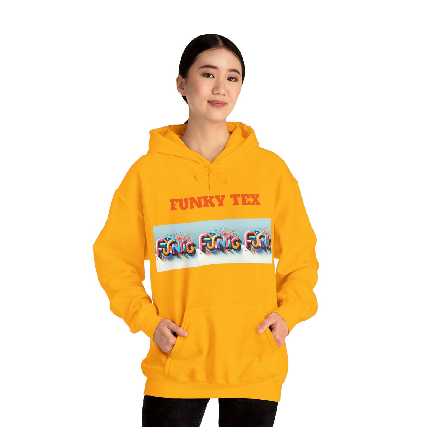 Funky Tex Unisex Heavy Blend™ Hooded Sweatshirt