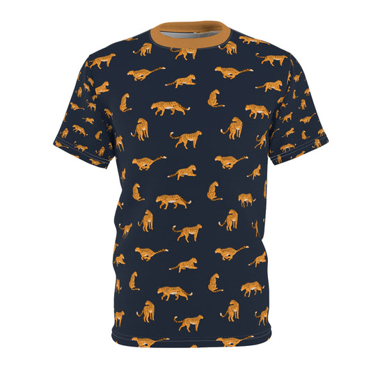 Leopard Unisex Cut & Sew Tee (AOP)