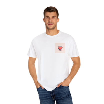 Small Love Unisex Garment-Dyed T-shirt