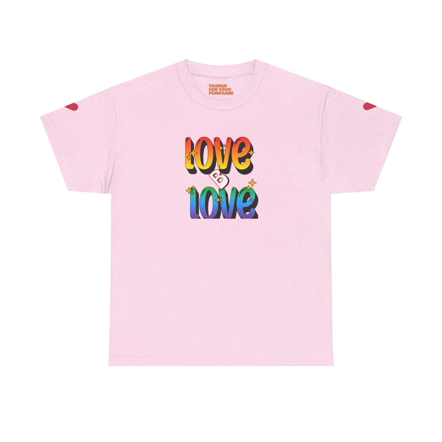 Love B Love  Unisex Heavy Cotton Tee Shirts For a Sunny colourful summer  .