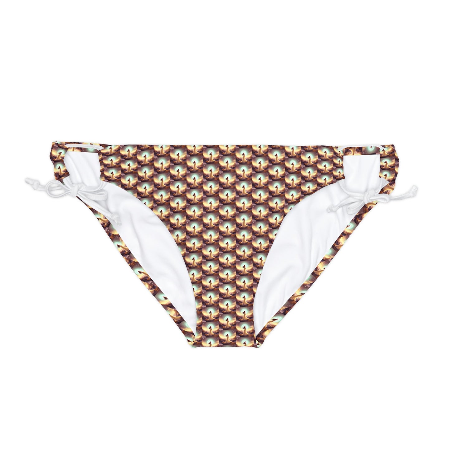 Fantasy Loop Tie Side Bikini Bottom (AOP)