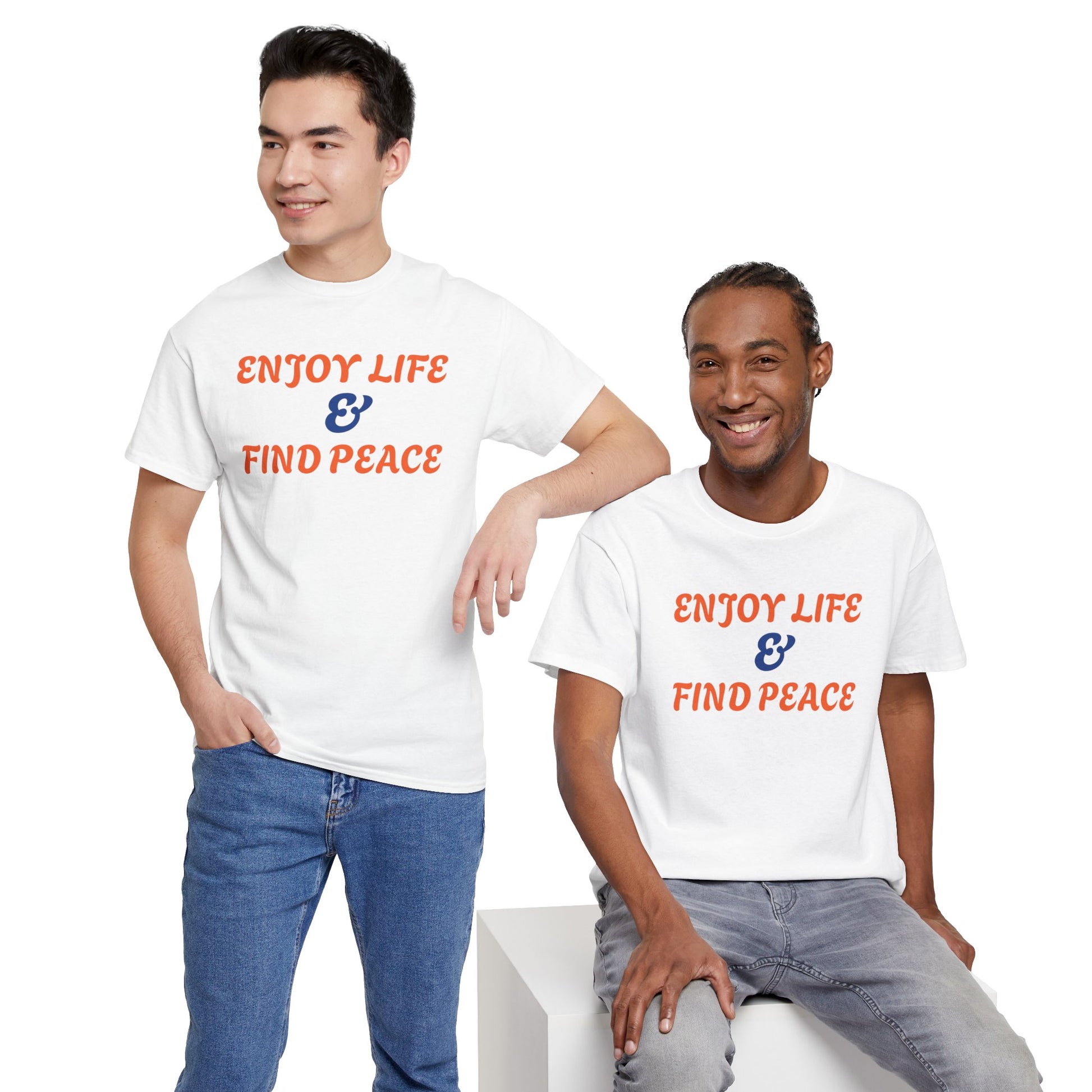 Enjoy life Unisex Heavy Cotton Tee - Zion Legend Fashions