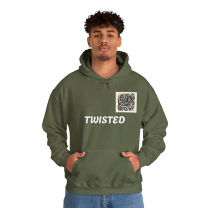 Twisted White  Unisex Heavy Blend™ Hooded Sweatshirt