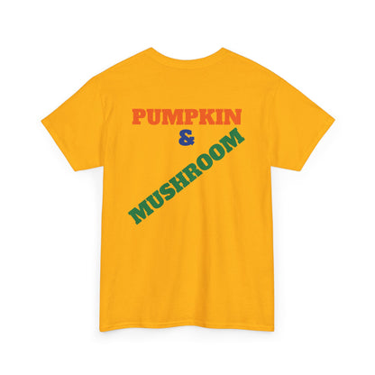 Pumpkin & Mushroom Unisex Heavy Cotton Tee