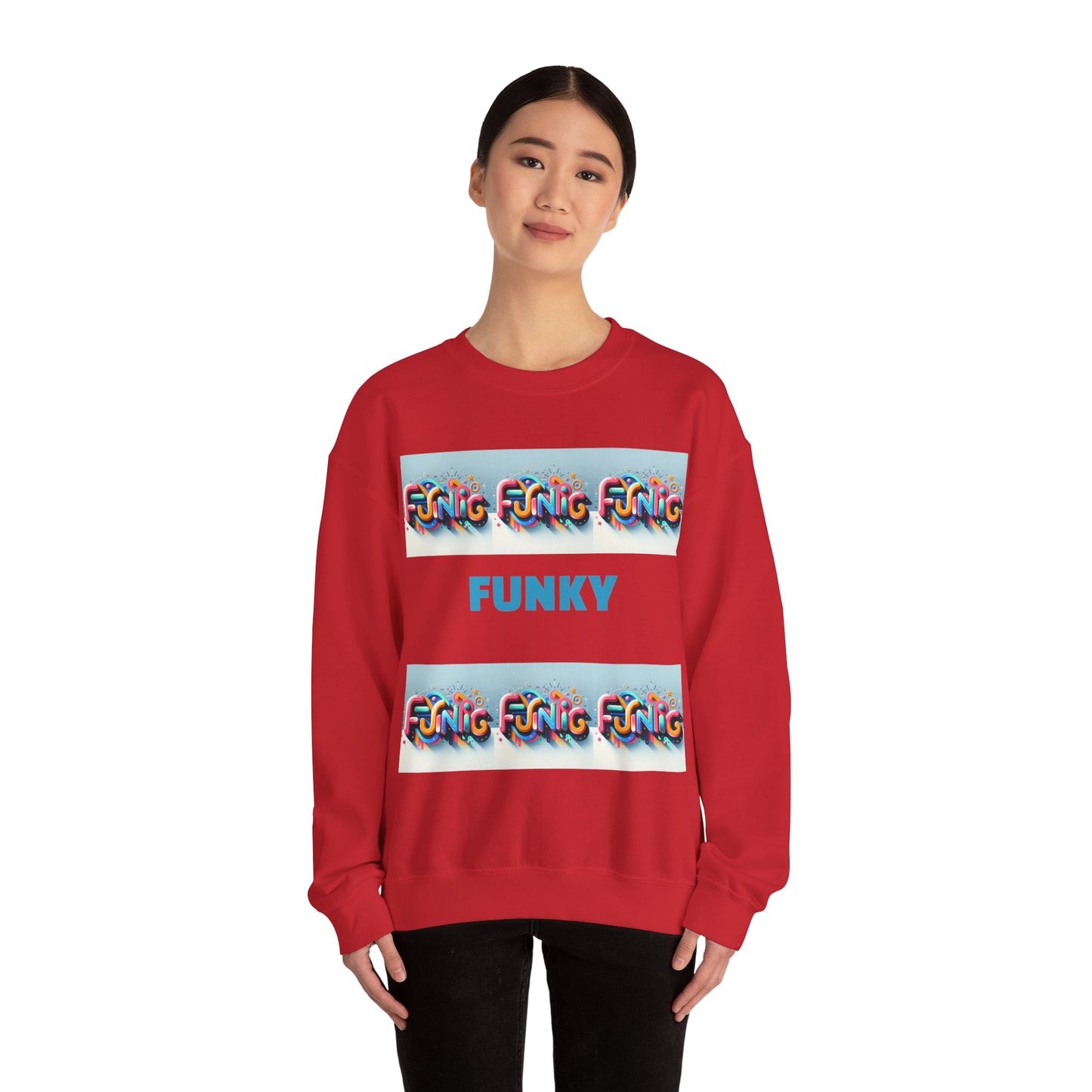 Funky Unisex Heavy Blend™ Crewneck Sweatshirt