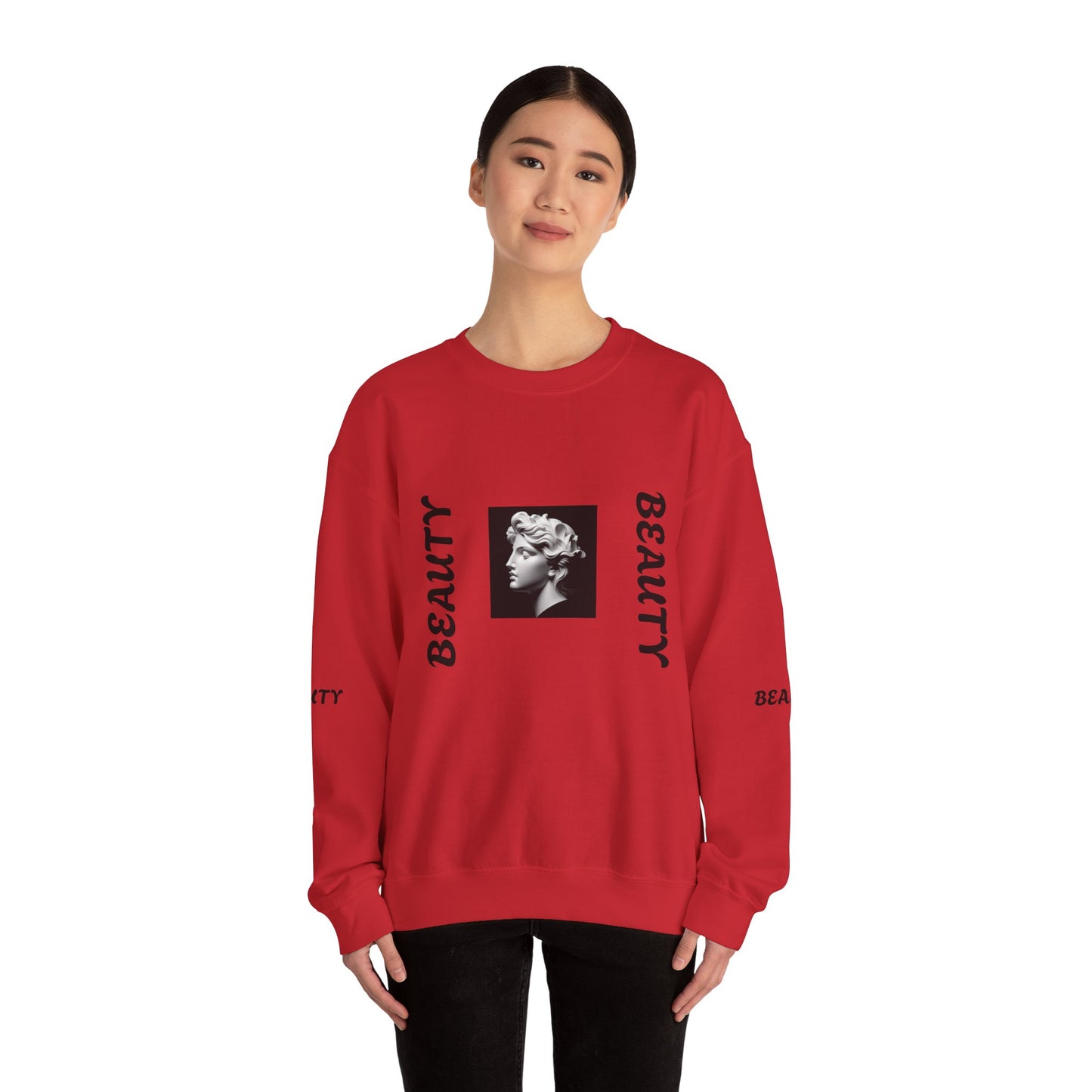 Beauty Unisex Heavy Blend™ Crewneck Sweatshirt