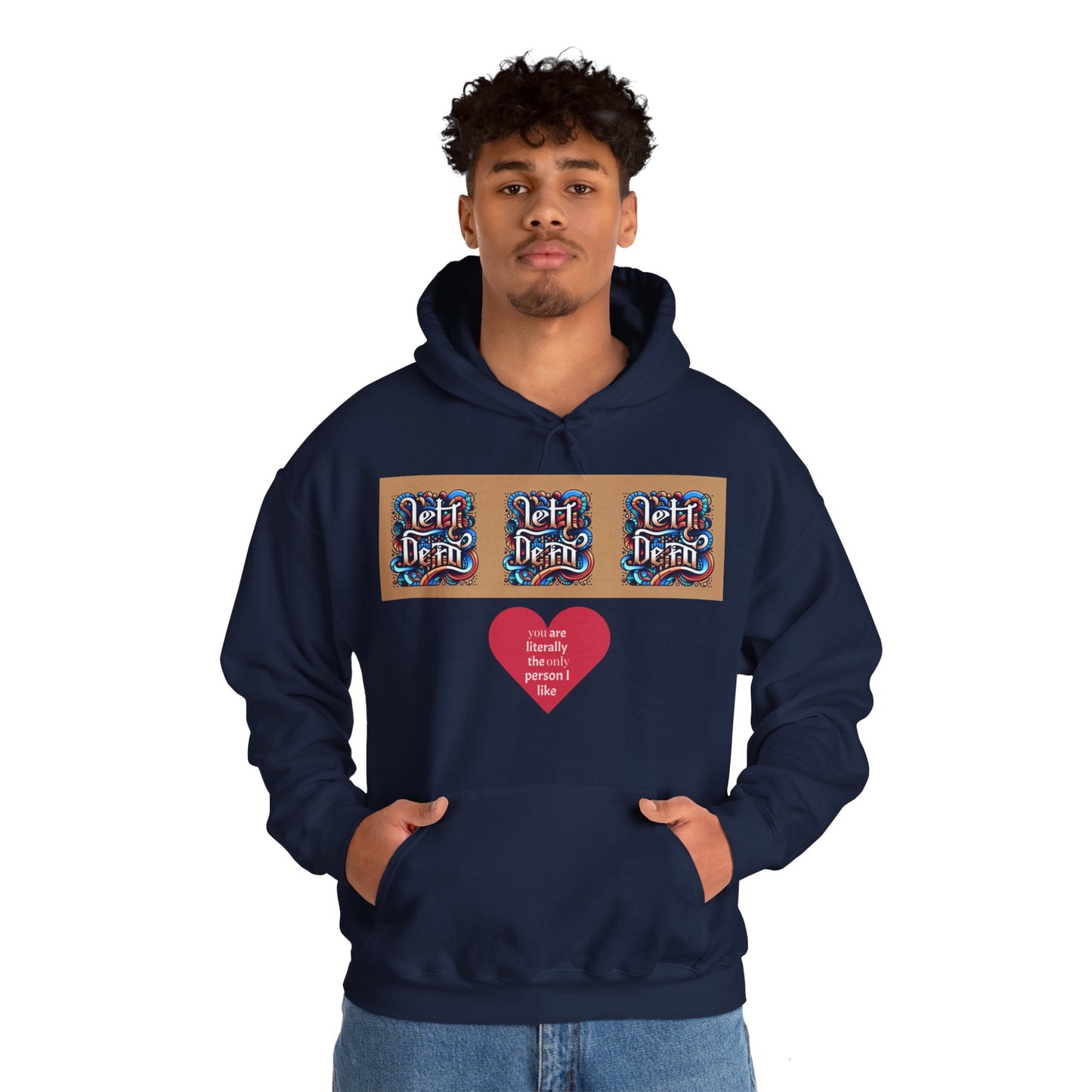 Funky Lett Unisex Heavy Blend™ Hooded Sweatshirt