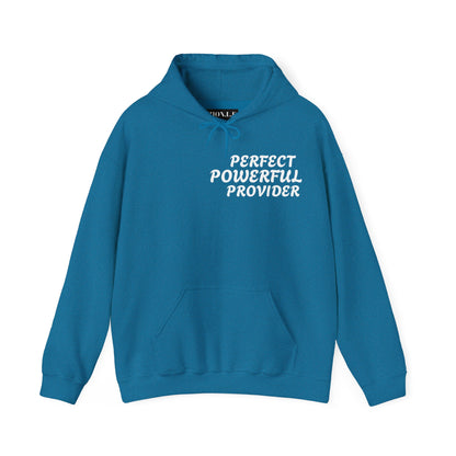 Perfect ,Powerful and Provider Unisex Heavy Blend™ Hooded Sweatshirt