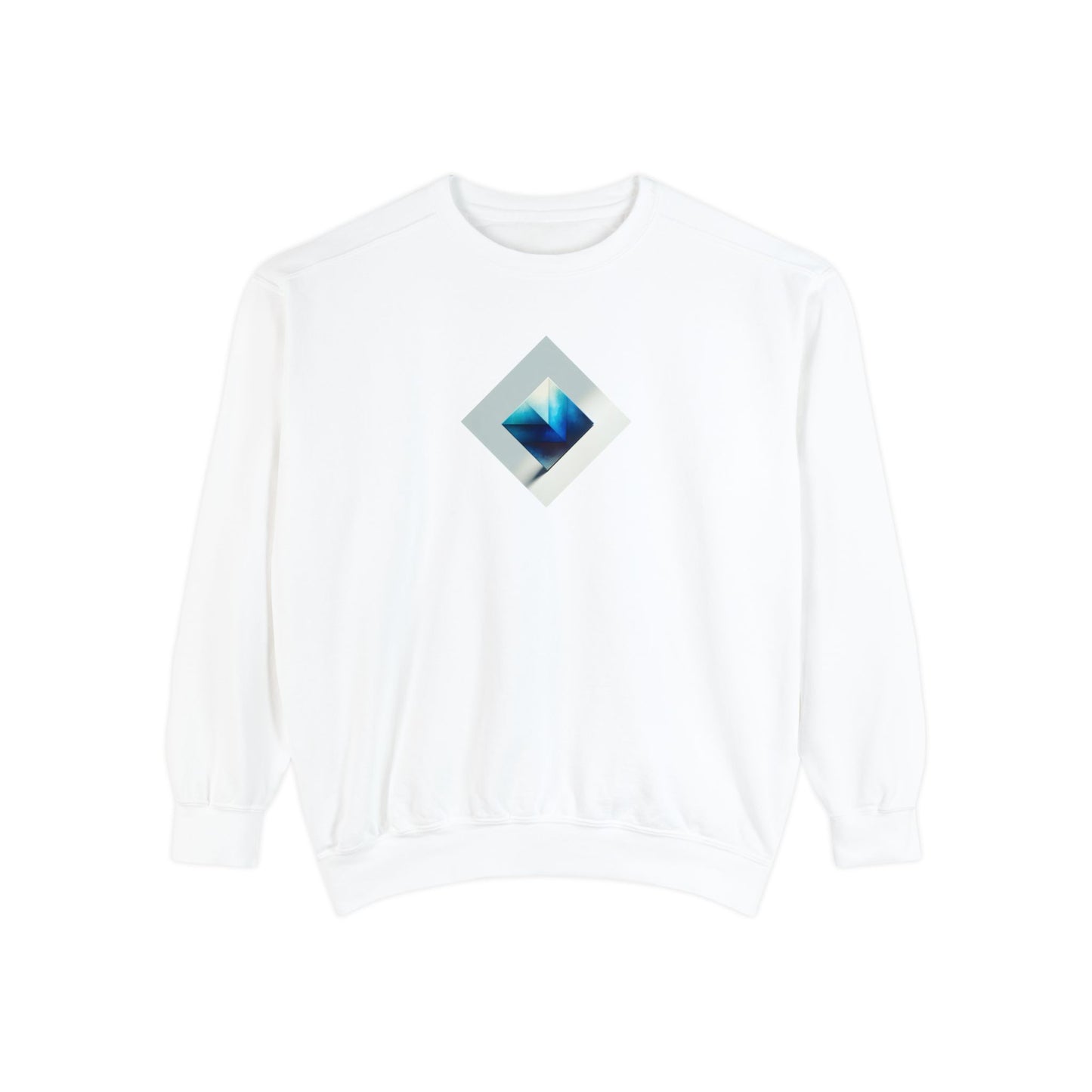 Bleu Square Unisex Garment-Dyed Sweatshirt