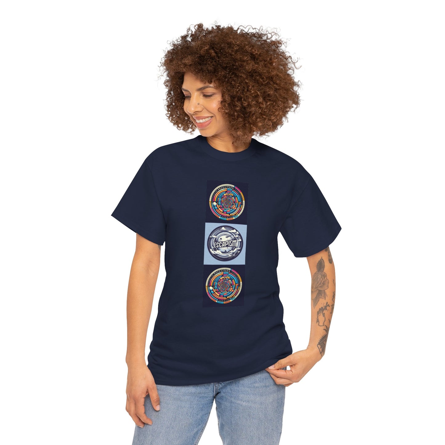 Escapism Heavy 100% Cotton Tee - Zion Legend Fashions