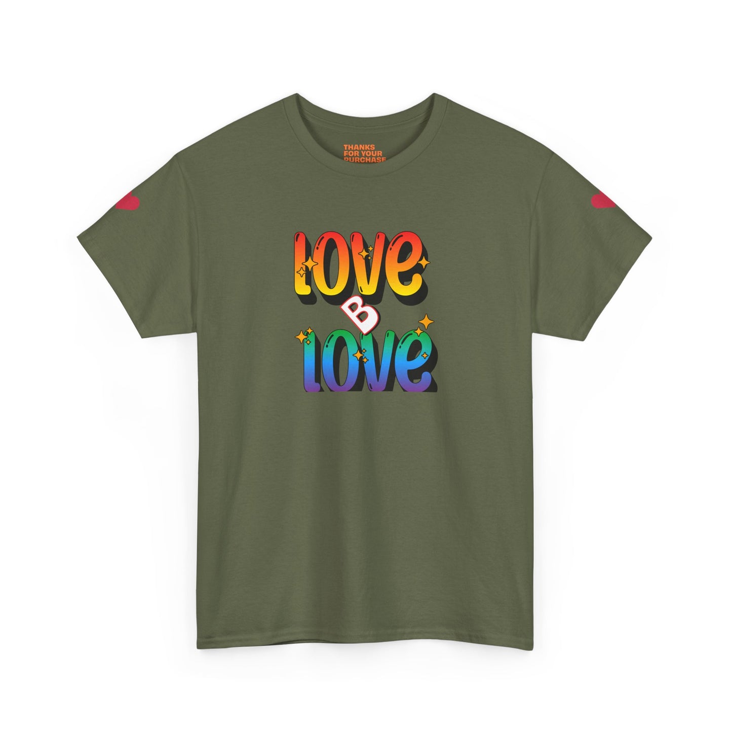 Love B Love  Unisex Heavy Cotton Tee Shirts For a Sunny colourful summer  .