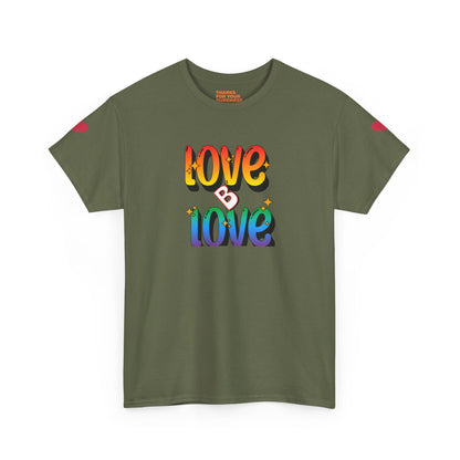 Love B Love  Unisex Heavy Cotton Tee Shirts For a Sunny colourful summer  .