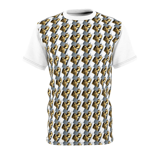 Gold Unisex Cut & Sew Tee (AOP)