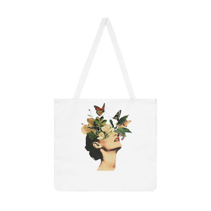 Flower Shoulder Tote Bag (AOP)