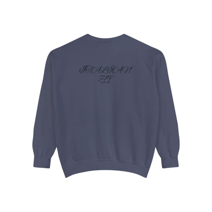 Blue Square Unisex Garment-Dyed Sweatshirt